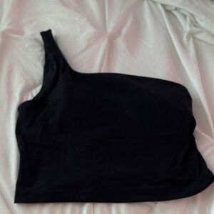 lululemon athletica Black One-Shoulder Tank